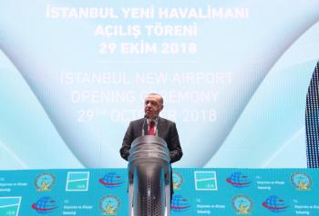Rektörümüz Prof. Dr. Süleyman Özdemir, Yeni Açılışı Yapılan "İstanbul Havalimanı"nda Düzenlenen 29 Ekim Cumhuriyet Resepsiyonu’na Katıldı