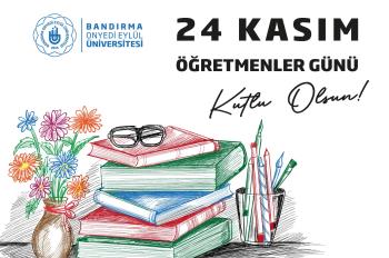 Rektörümüz Prof. Dr. Süleyman Özdemir'in 24 Kasım Öğretmenler Günü Dolayısıyla Mesajı