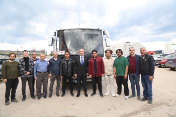 UDEF Koordinasyonunda Deprem Bölgesine Gönderilen Yardım Araçları Üniversitemizden Uğurlandı