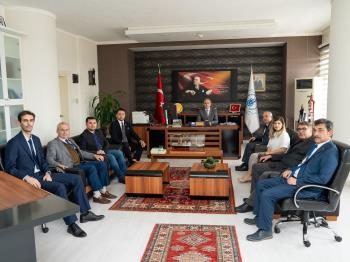 Türk Ocakları Bandırma Şubesinden Rektörümüze Nezaket Ziyareti