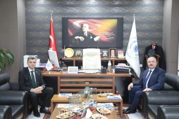 Gönen Kaymakamı Arslan Yurt’tan Rektörümüz Prof. Dr. Süleyman Özdemir’e Ziyaret