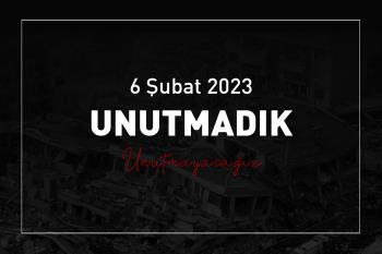 Rektörümüz Prof. Dr. İsmail Boz’un 6 Şubat Depremleri Yıl Dönümü Dolayısıyla Anma Mesajı