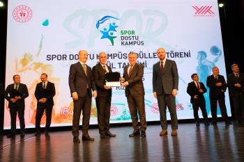 Üniversitemiz “Spor Dostu Kampüs” Ünvanı Almaya Hak Kazandı