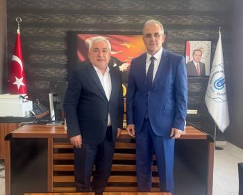 Türkiye Maarif Vakfı Mütevelli Heyeti Üyesinden Rektörümüze Nezaket Ziyareti