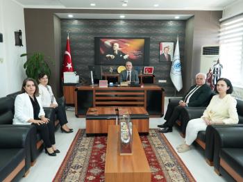 Türkiye Ulusal Ajansı İletişim Daire Başkanından Rektörümüze Nezaket Ziyareti