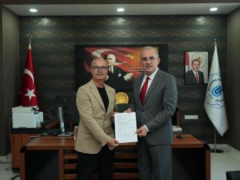 Eğitim-Bir-Sen Balıkesir 2 No’lu Şube Başkanlığından Rektörümüze Nezaket Ziyareti