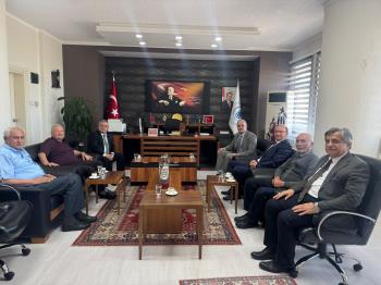 Balıkesir Vali Vekili ve Mahalle Muhtarlarından Rektörümüze Nezaket Ziyareti