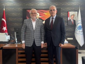 Bandırma Sivil Toplum Kuruluşları Birliği Eski Başkanından Rektörümüze Nezaket Ziyareti