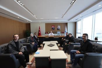 Bandırma Ülkü Ocakları İlçe Teşkilatından Rektörümüze Nezaket Ziyareti