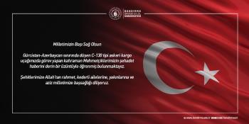 Milletimizin başı sağ olsun.