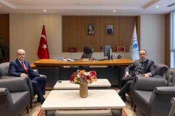 Bandırma Kaymakamından Rektörümüze Nezaket Ziyareti