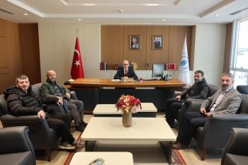 İlim Yayma Cemiyeti Bandırma Şubesi Yönetiminden Rektörümüze Nezaket Ziyareti