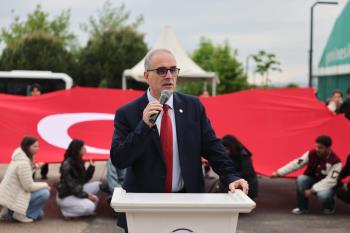 Üniversitemizde “Gençliğin Gücüyle Yarınlara Kortej Yürüyüşü” Gerçekleştirildi