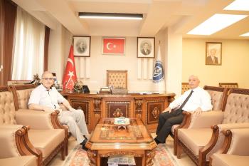Rektörümüzden Kahramanmaraş İstiklal Üniversitesi Rektörüne Nezaket Ziyareti