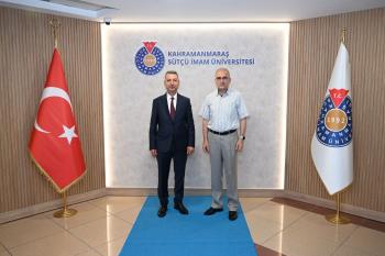 Rektörümüzden Kahramanmaraş Sütçü İmam Üniversitesi Rektörüne Nezaket Ziyareti