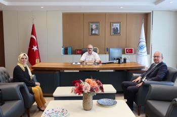Rektörümüz Prof. Dr. İsmail Boz, TÜSEB Destekli ETAlz Projesi Yürütücüsü Prof. Dr. Sümeyra Savaş’ı Kabul Etti