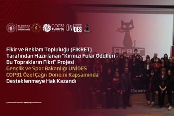 FİKRET’in “Kırmızı Fular Ödülleri - Bu Toprakların Fikri” Projesine ÜNİDES COP31 Desteği