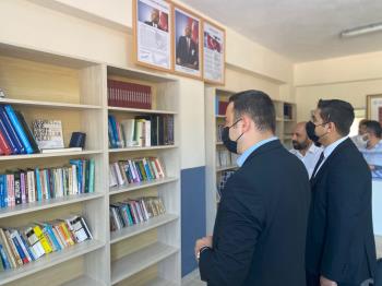 5. Yılında 15 Temmuz Demokrasi ve Milli Birlik Günü Etkinlikleri Kapsamında Saraylar Anadolu İmam Hatip Lisesi Şehit Ramazan Konuş Kütüphanesi Açılışı Gerçekleşti 